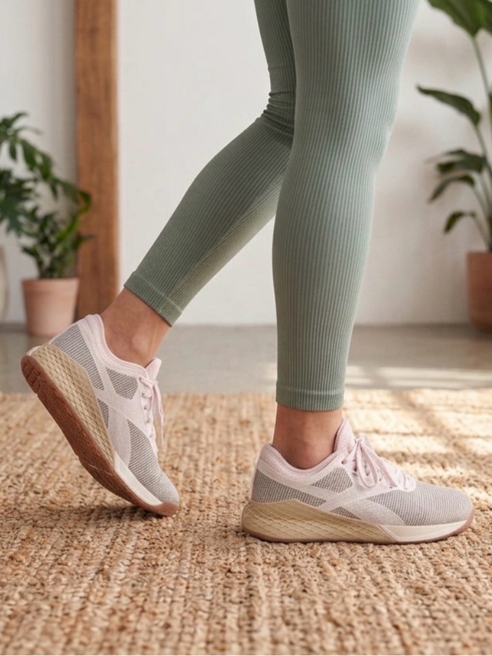 SUPER RARE Reebok CrossFit Nano Sneakers in Glass Pink, size 8